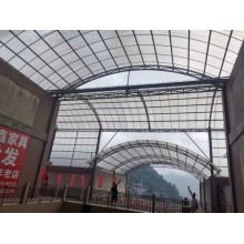 大跨度鋼架，網(wǎng)架采光頂棚用輕型防火阻燃陽光板耐力板聚碳酸酯板